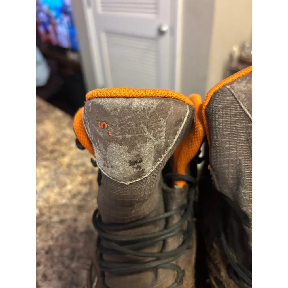 Wolverine Mens Waterproof Hunting Boots Camo Brown Orange Size 11.5 M Leather